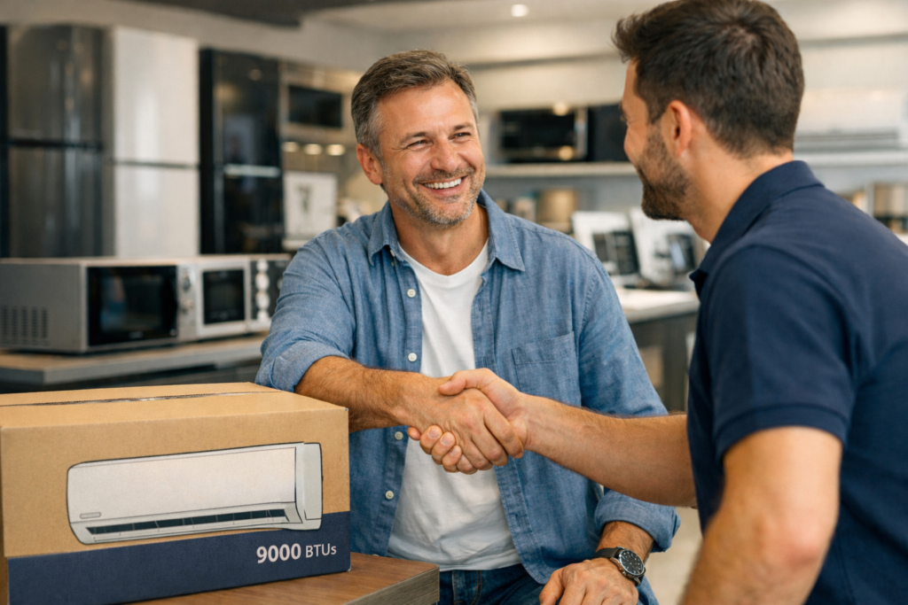 Ar condicionado 9000 btus melhor custo beneficio