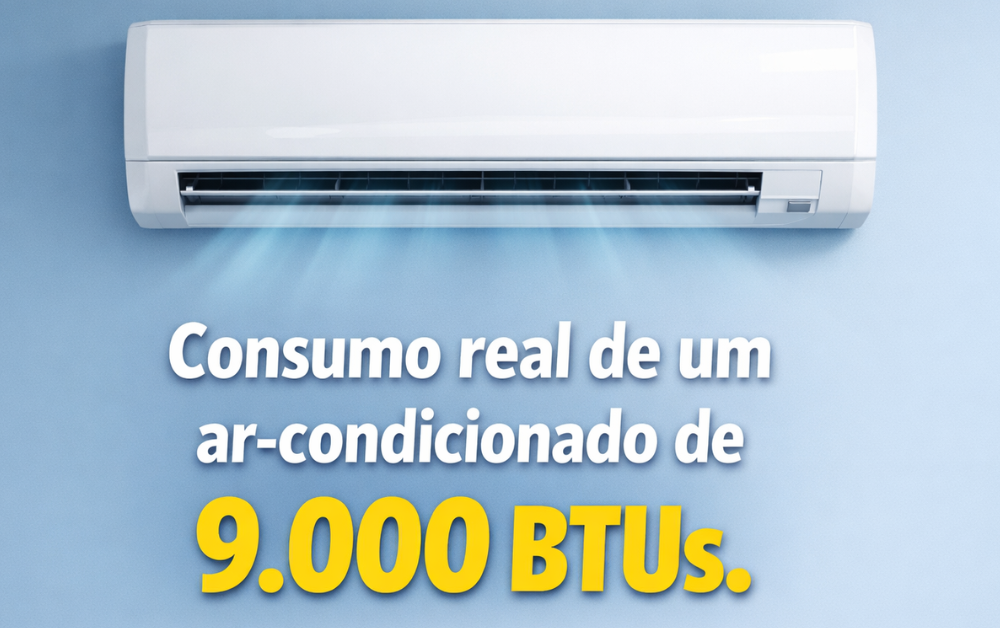 Ar Condicionado 9000 BTUs Consome Muita Energia? Veja o Consumo Real