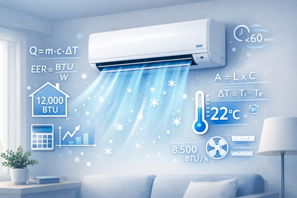 como calcular btus ar condicionado corretamente