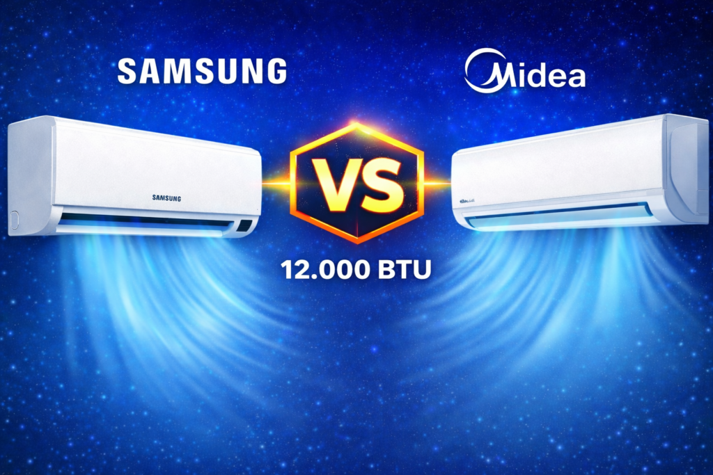 samsung vs midea qual leva a melhor