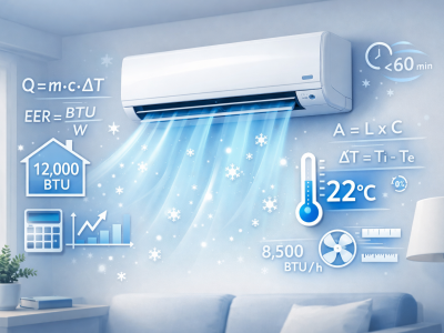 como calcular btus ar condicionado corretamente